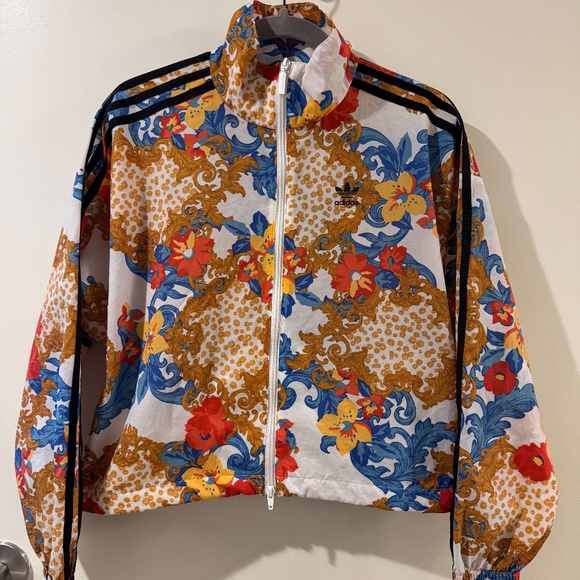 adidas Tops - Adidas printed track jacket